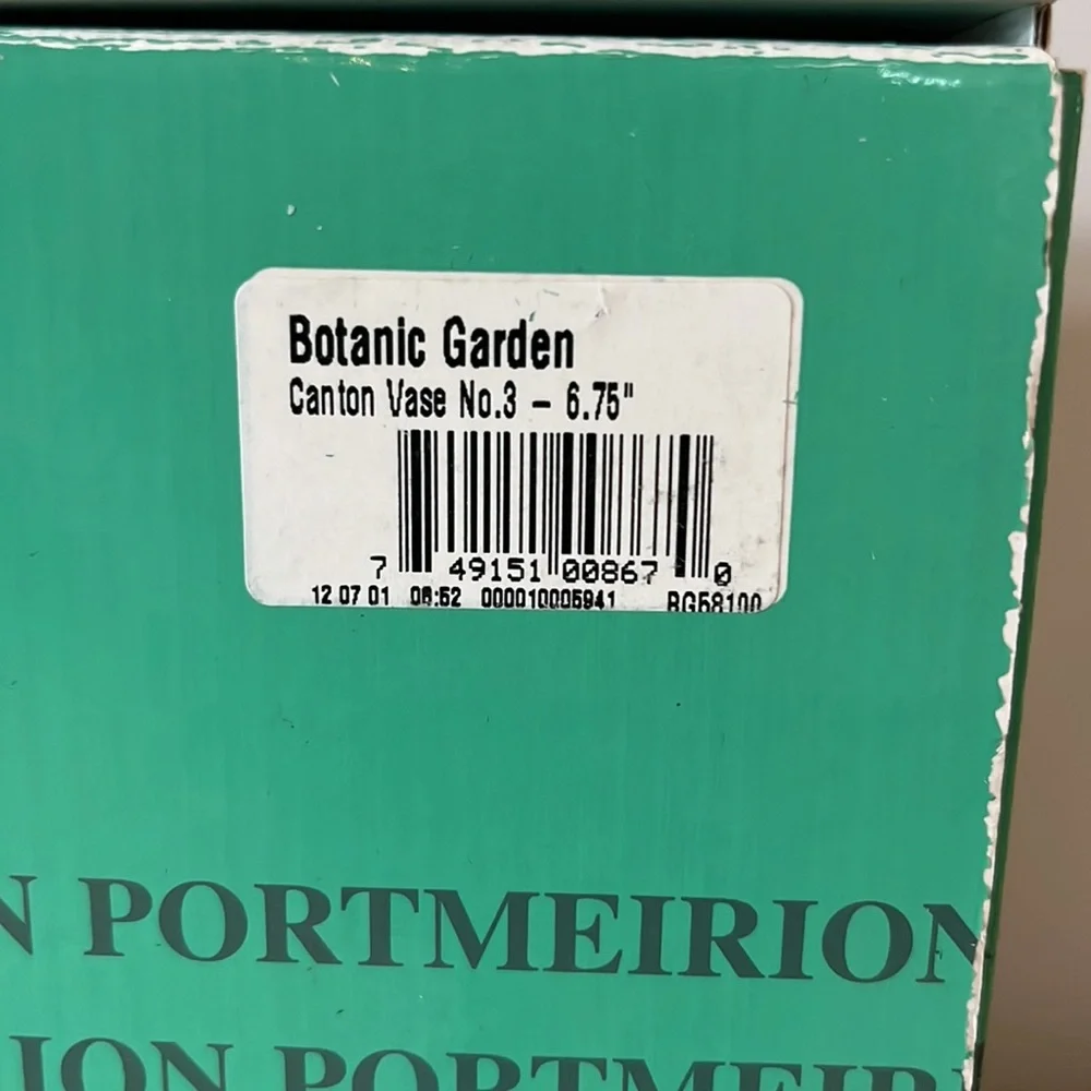 Classic Portmeirion Botanic Garden Canton Vase - Picture 8 of 8